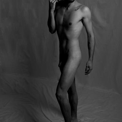 Fotografía de estudio de desnudo