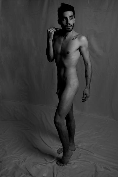 Fotografía de estudio de desnudo