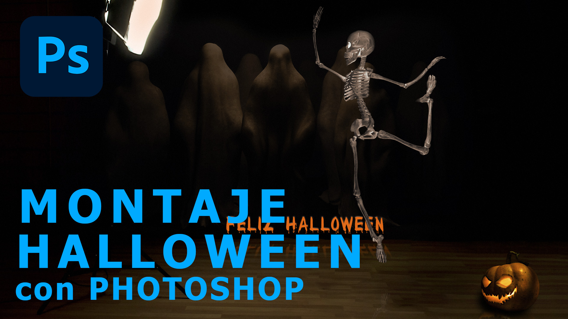 Aprende a crear un montaje fotográfico para Halloween.